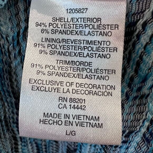 MPG Mondetta Performance Gear Travel Athletic Sundress Size Large Blue - Picture 16 of 16